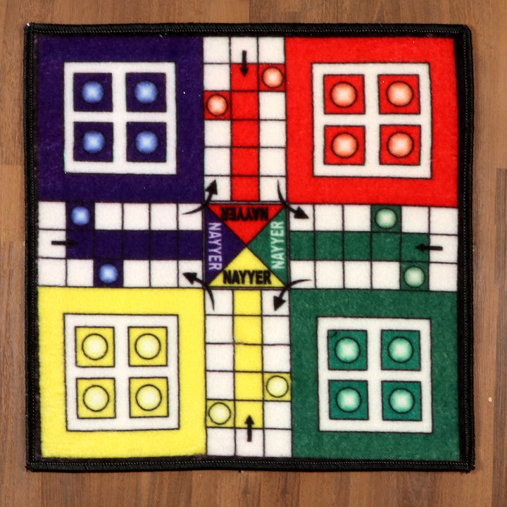 Ludo Mat With Tokens & Dice