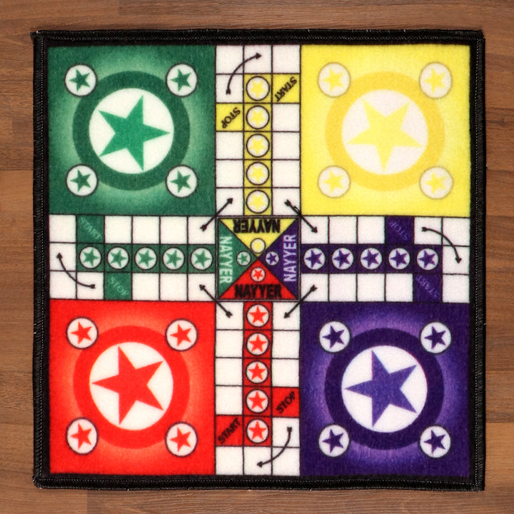 Ludo Mat With Tokens & Dice