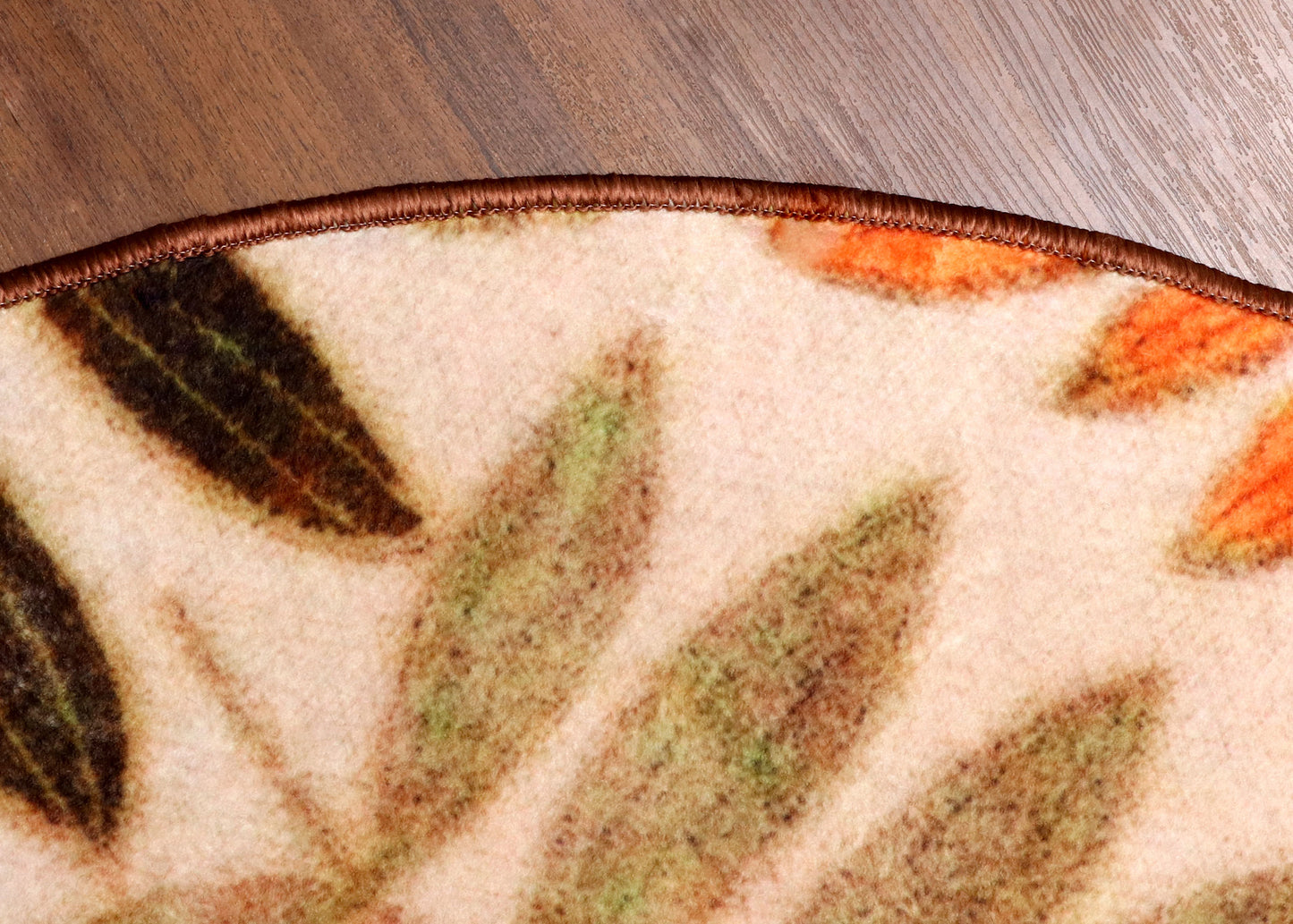 Autumn Leaves Round Rug