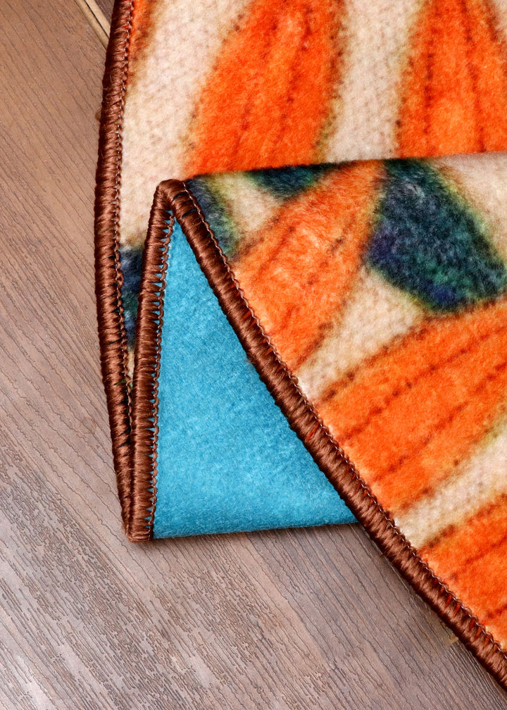 Autumn Leaves Round Rug