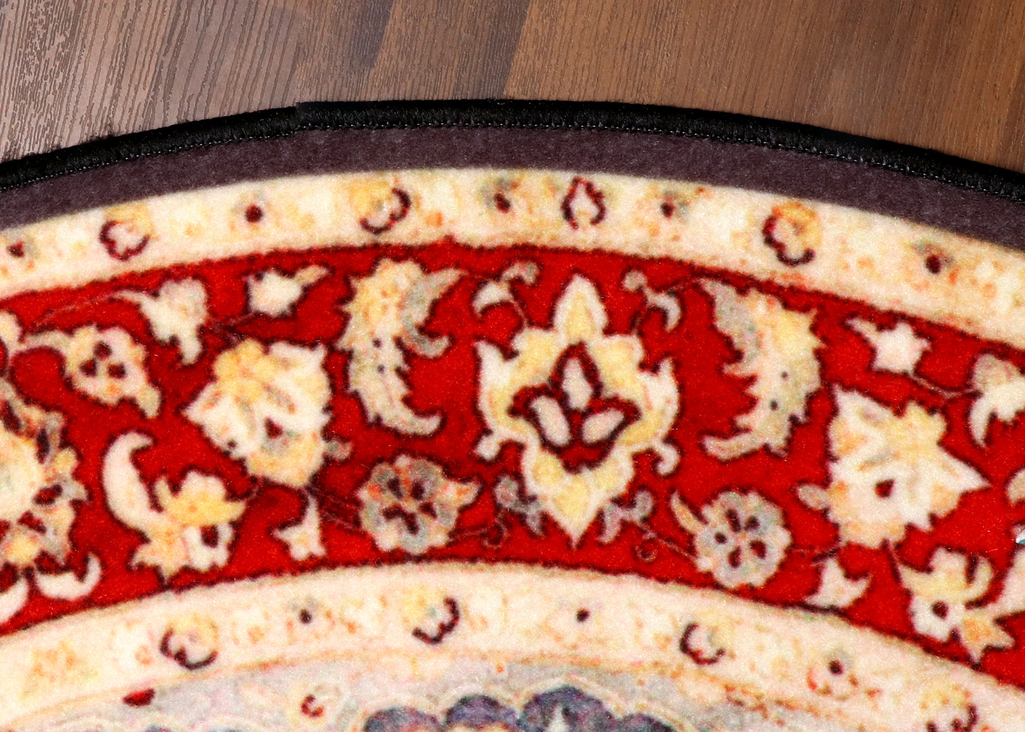 Traditional Tabriz Medallion Round Rug