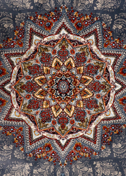 Vintage Persian Star Medallion Rug