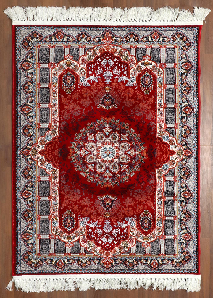 Traditional Persian Kashan-Style Rug