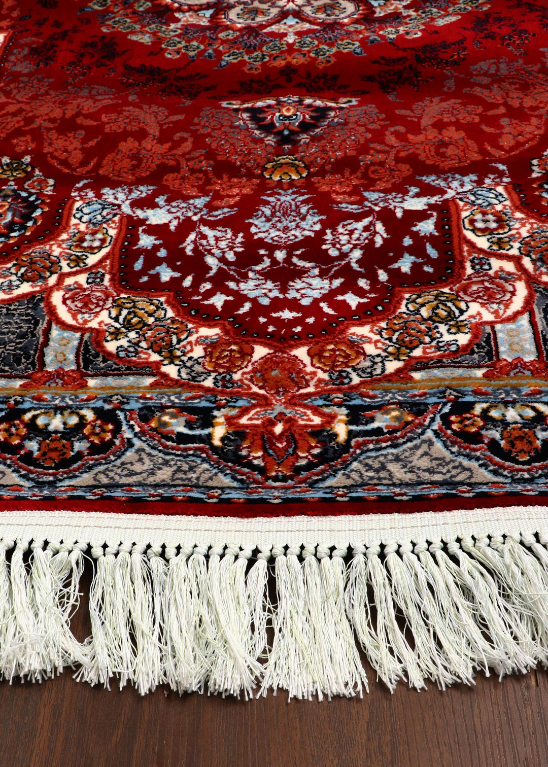 Traditional Persian Kashan-Style Rug