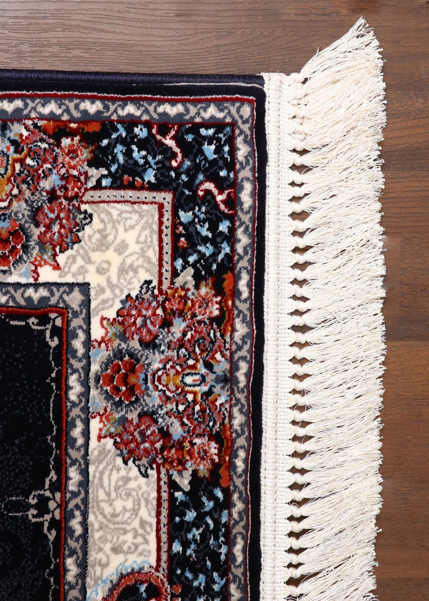 Midnight Bloom Persian Rug