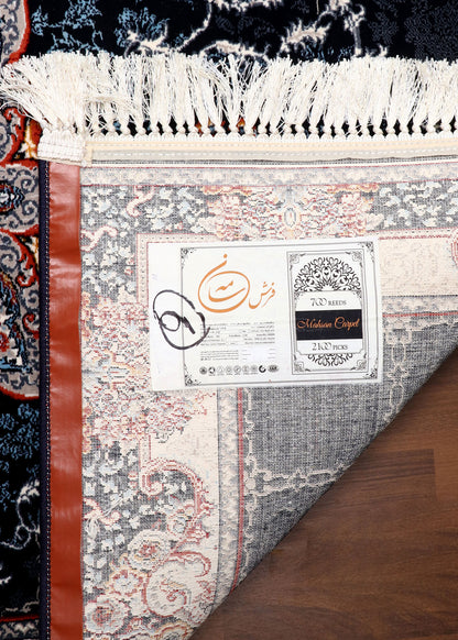 Midnight Bloom Persian Rug