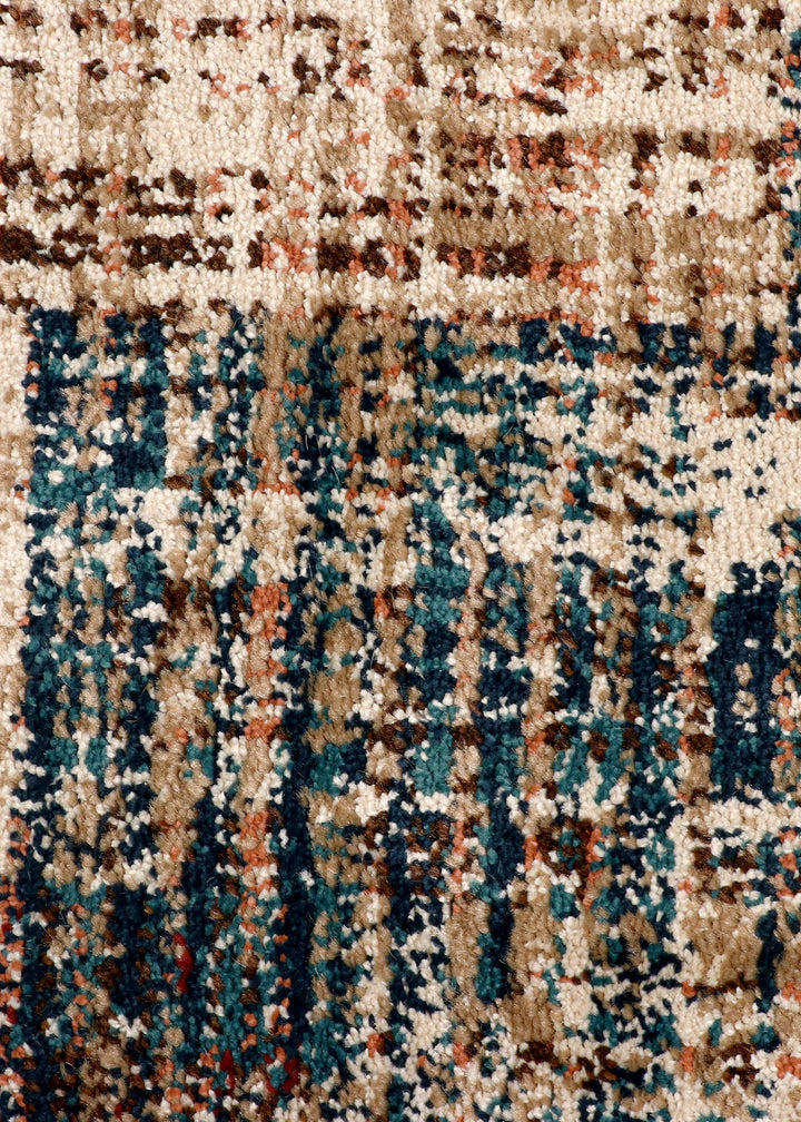 Turkish Modern Multicolor Patchwork Rug