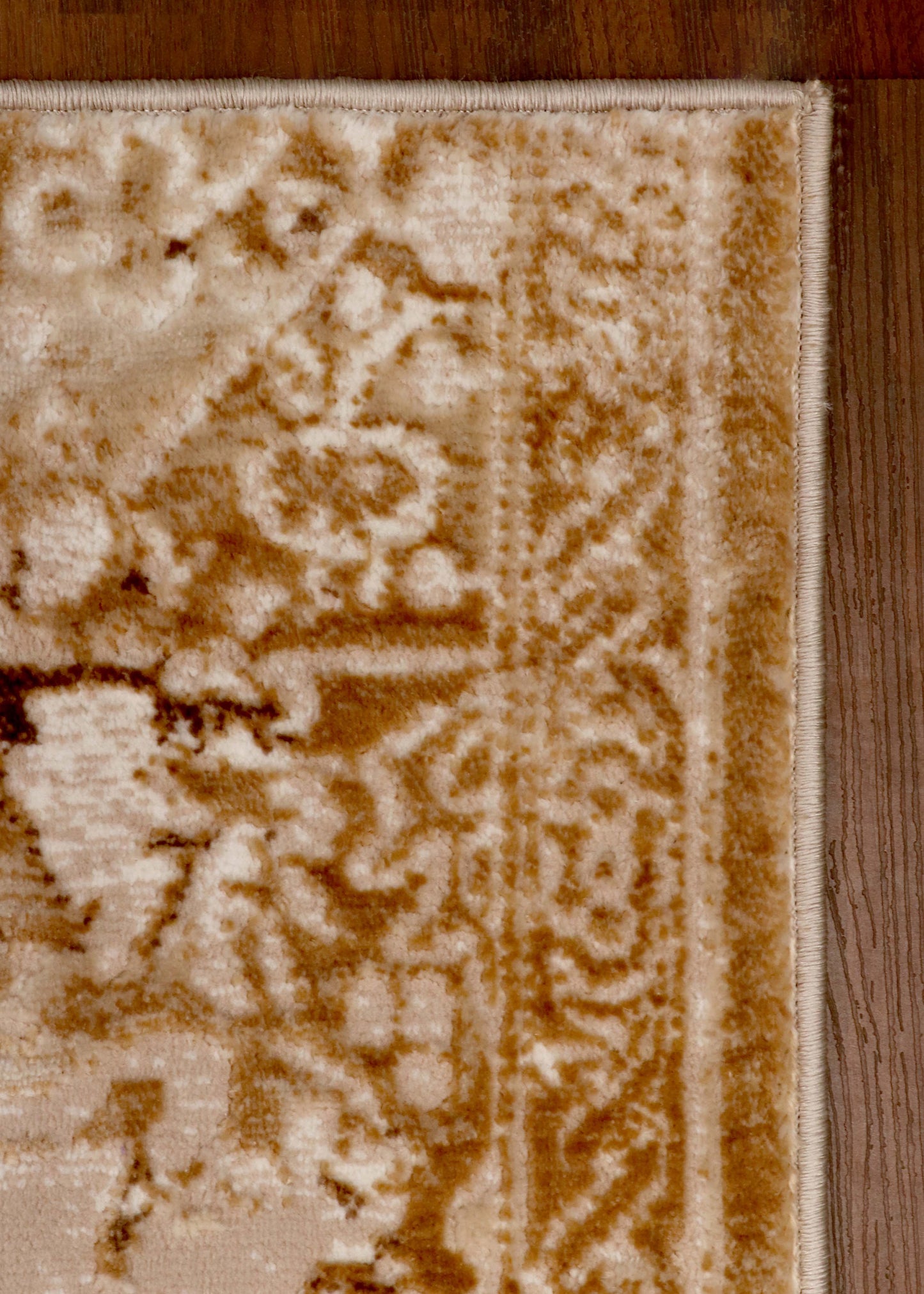 Turkish Oriental Style Distressed Vintage Medallion Rug