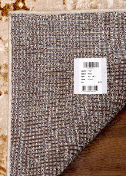 Turkish Oriental Style Distressed Vintage Medallion Rug