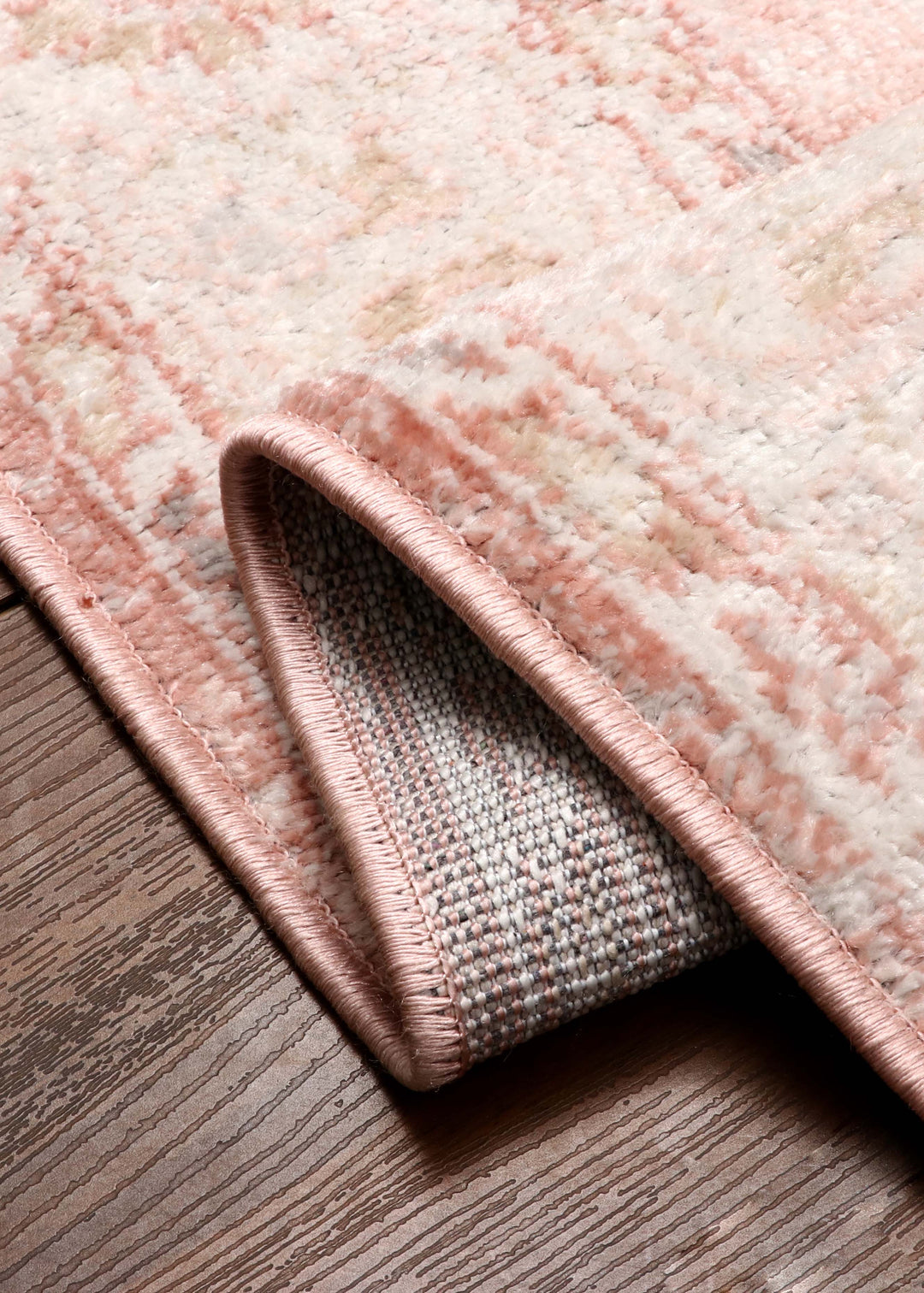 Turkish Rustic Blush Oriental-Inspired Design Rug