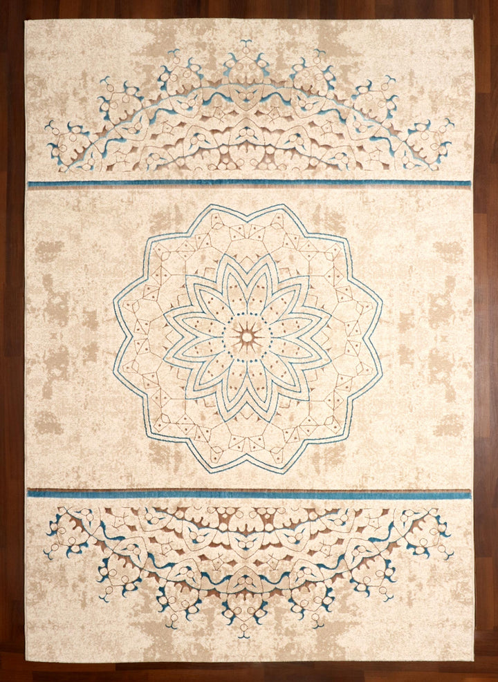 Turkish Mandala Lace Rug