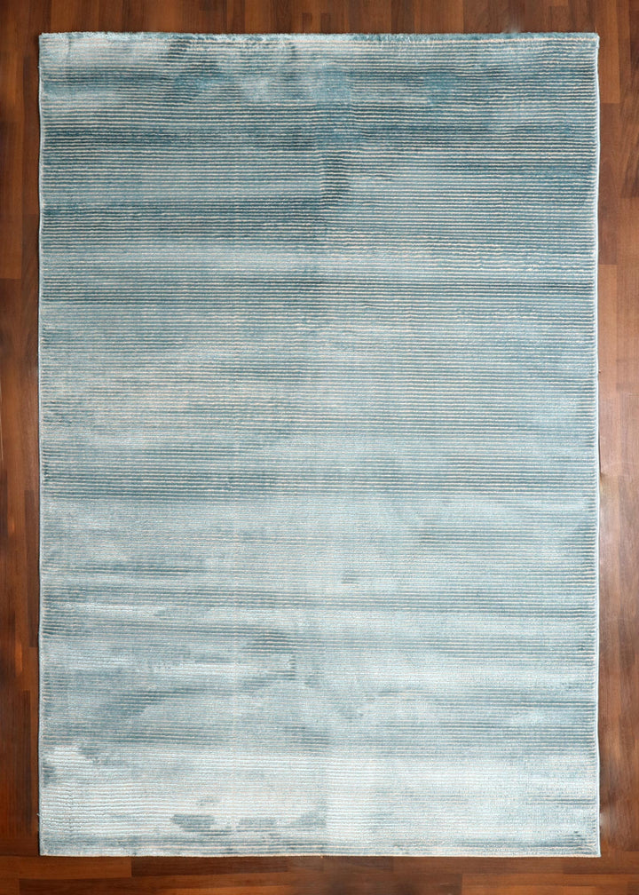 Turkish Plain Aqua Area Rug