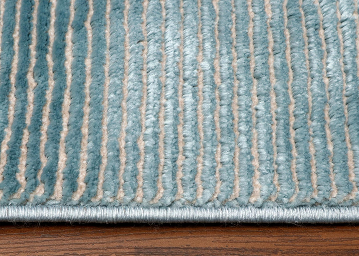 Turkish Plain Aqua Area Rug