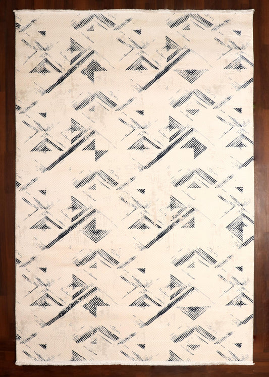 Turkish Winter Sky Mosaic Area Rug