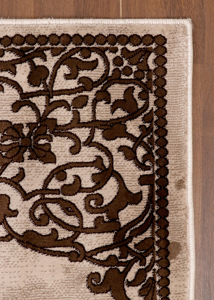 Royal Flourish Brown Rug