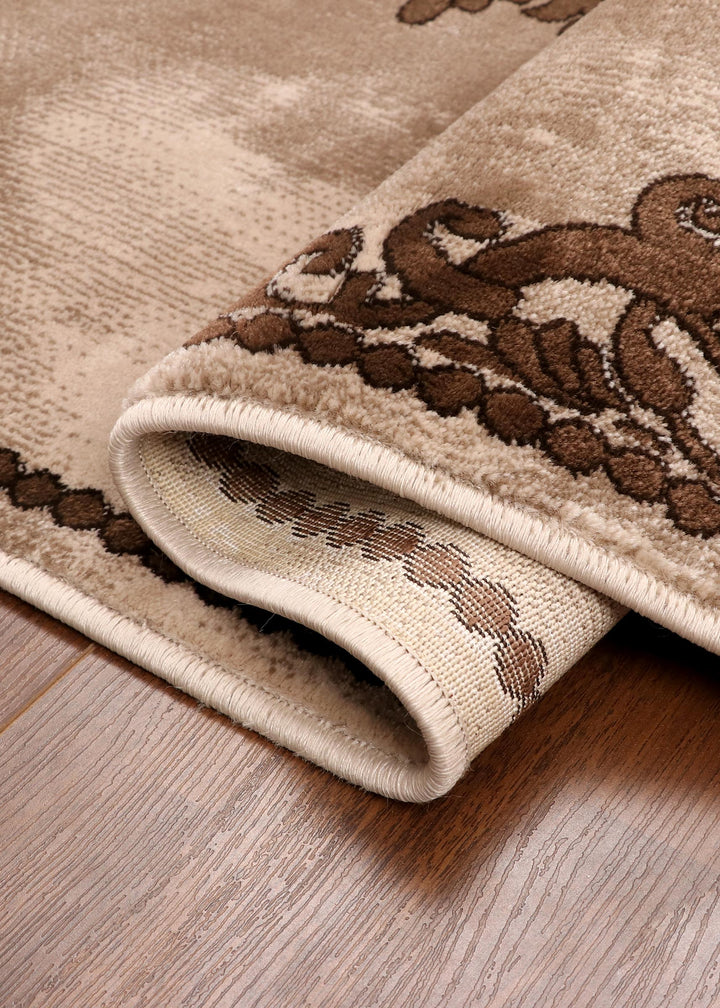 Royal Flourish Brown Rug