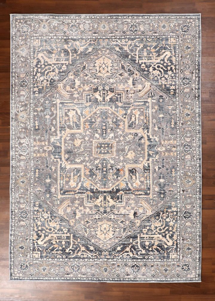 Grand Medallion Vintage Charm Rug