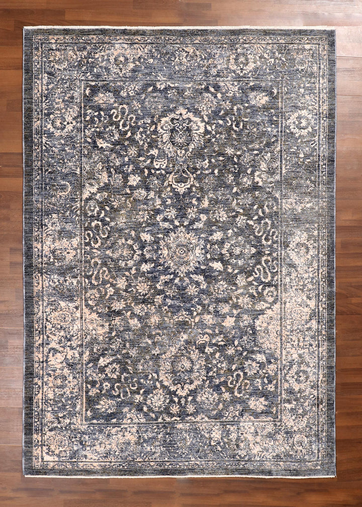 Midnight Elegance Vintage Rug