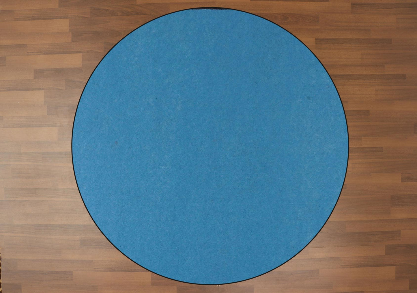 Beige and Brown Traditional Print Round Rug
