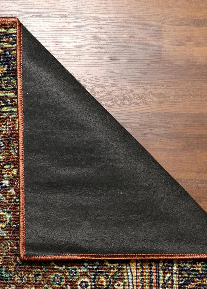 Classic Persian-Style Multicolor Rug - Felt Backing