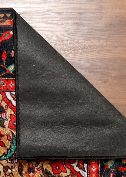 Bold Persian-Inspired Geometric Rug – Felt Backing