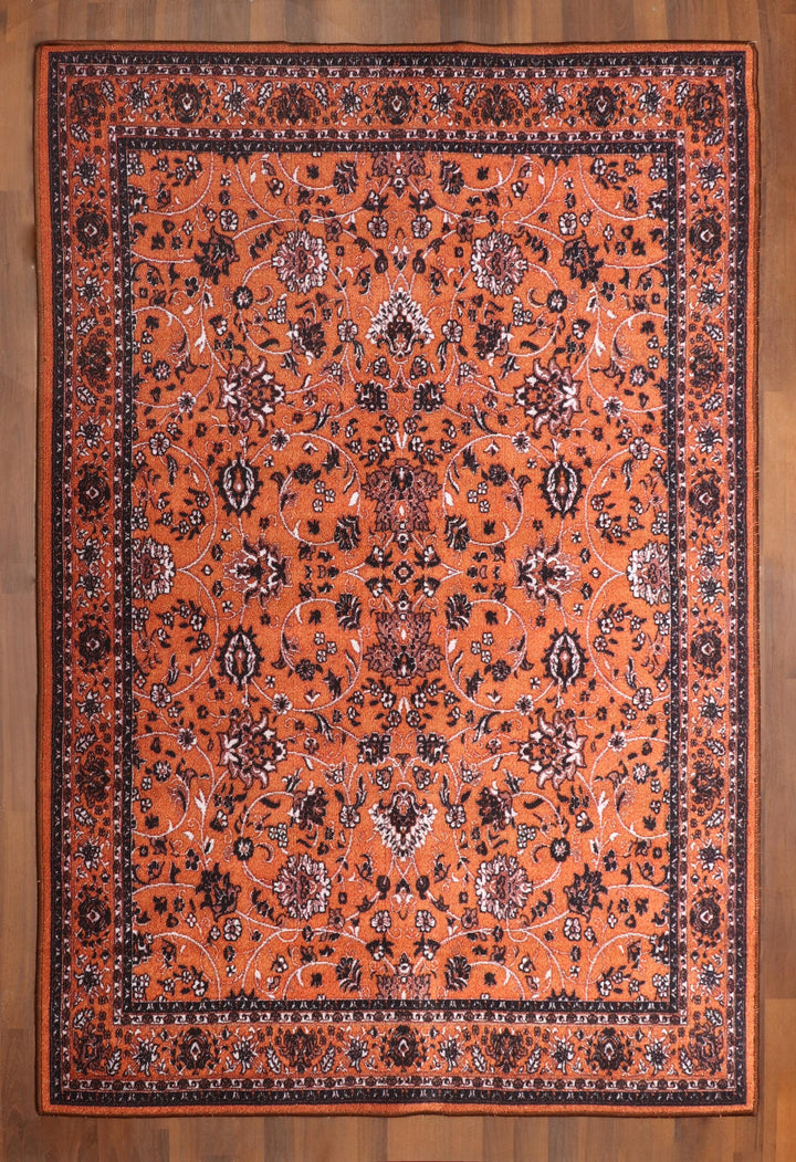 Persian-Style Multicolor Rug - Felt Backing