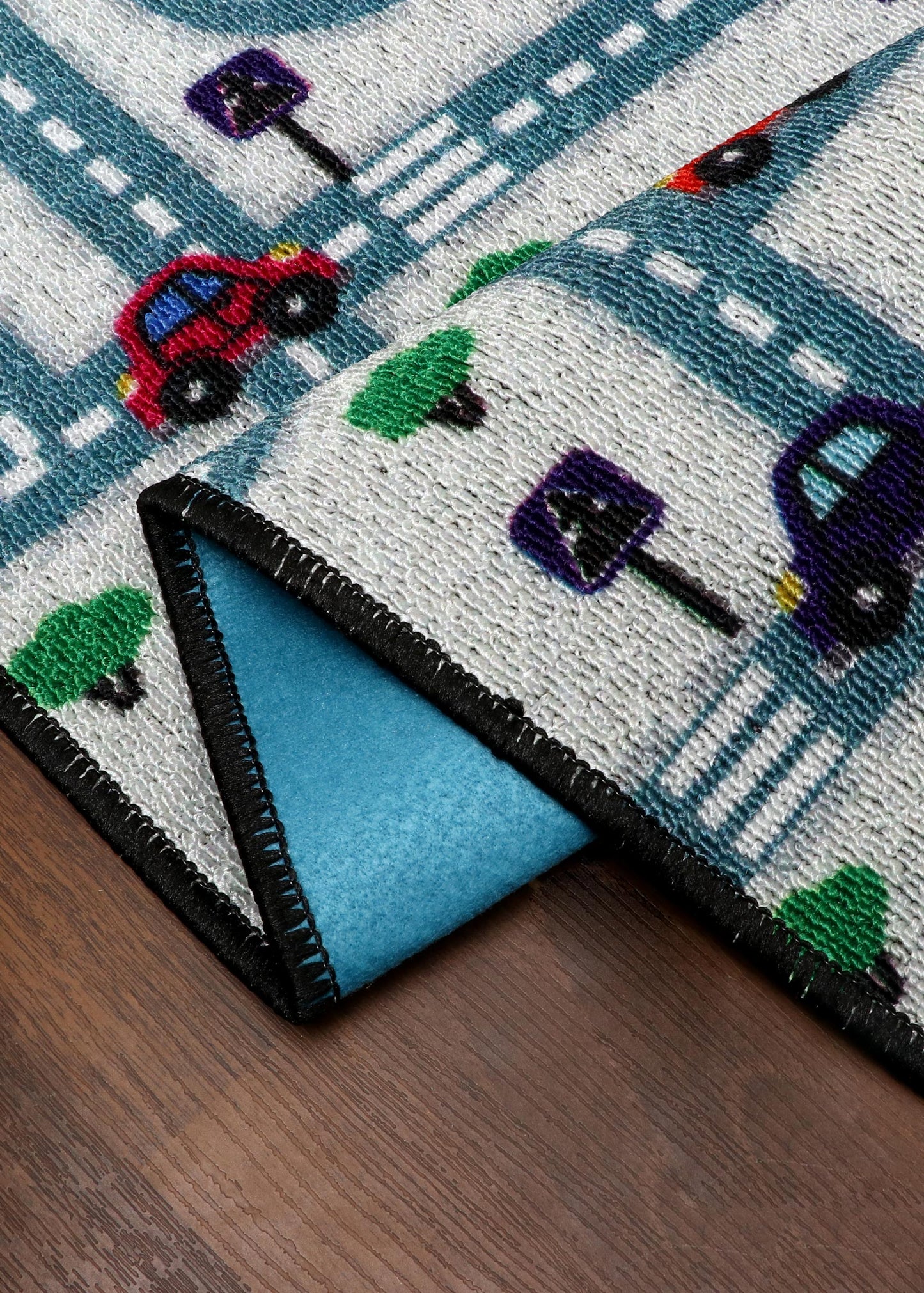 Racing Tracks Adventure Play Rug for Kids