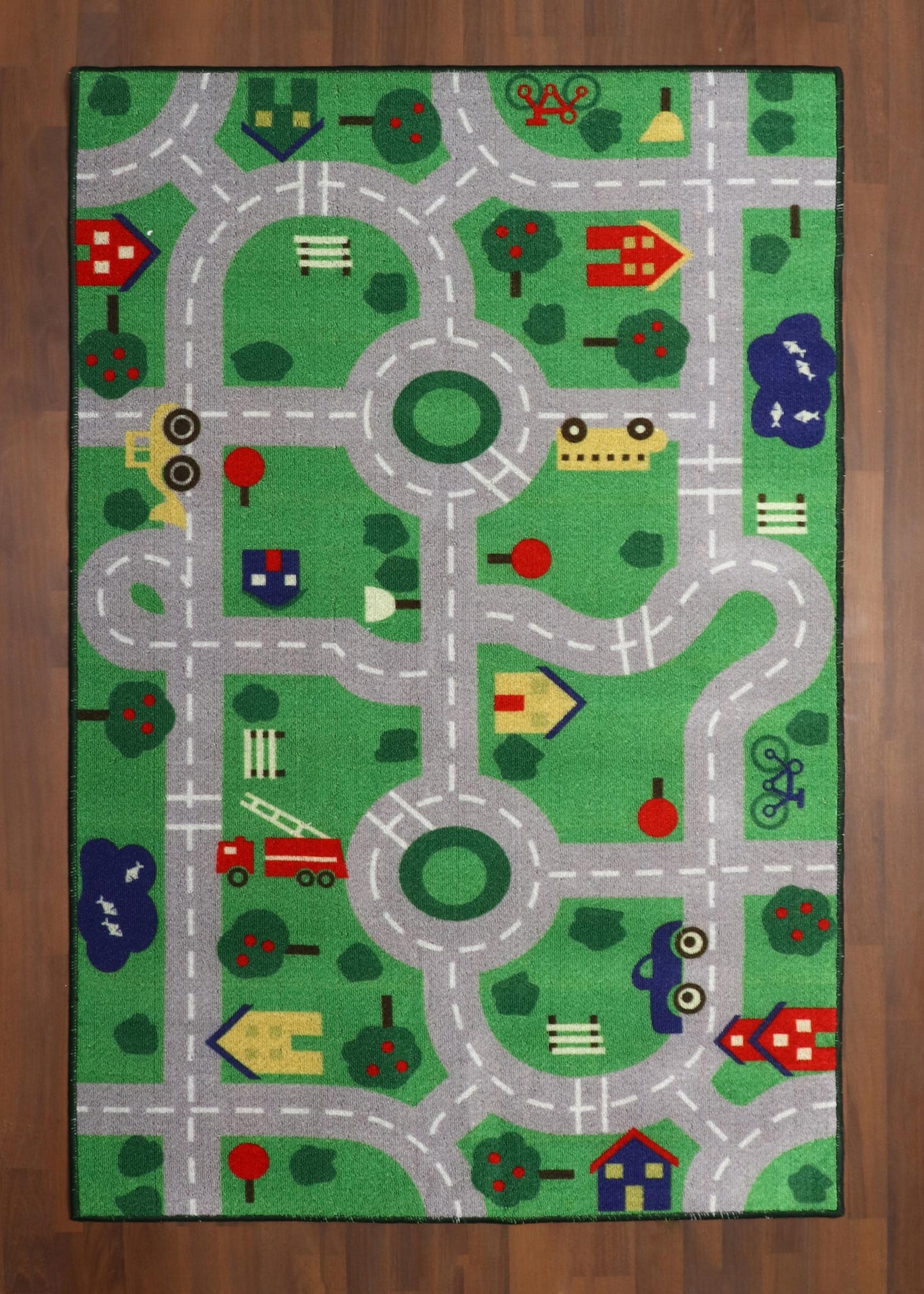 Interactive Road Traffic Play Rug for Kids
