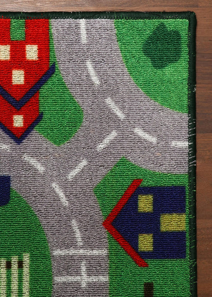Interactive Road Traffic Play Rug for Kids