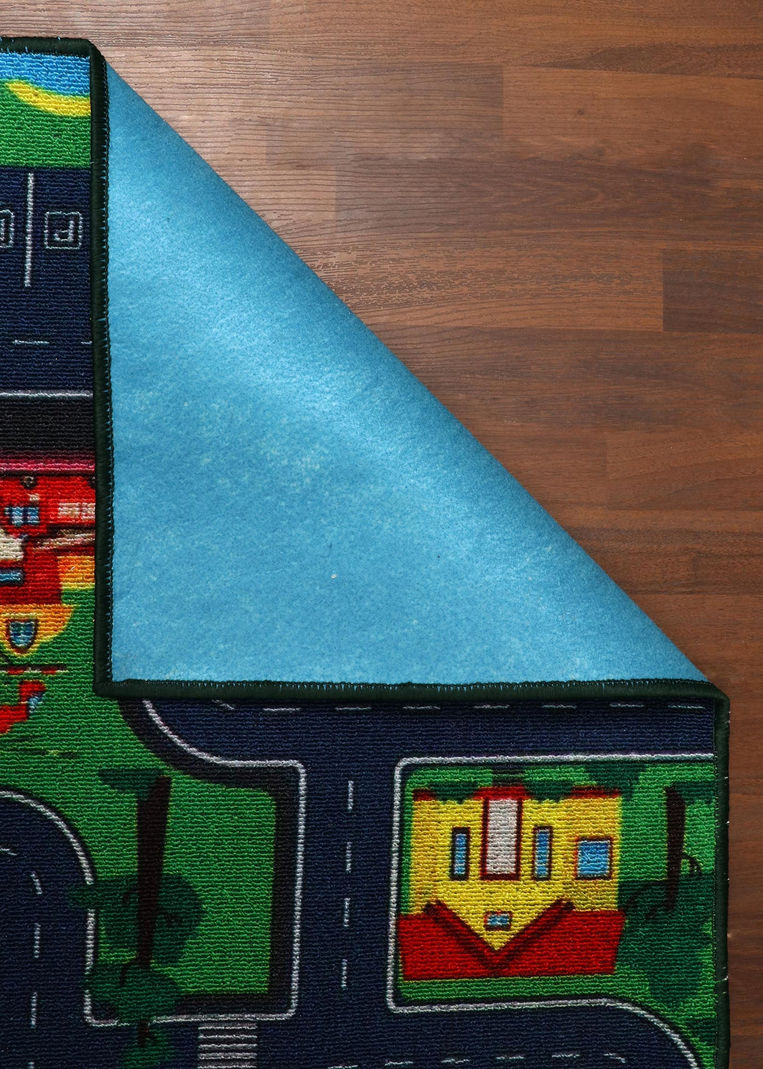 Vibrant City Life Play Rug for Kids