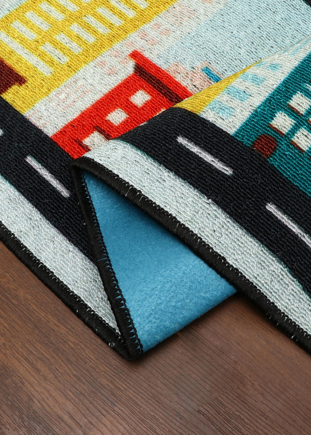 Cityscape Journey Play Rug for Kids