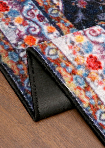 Tuffted Floral Medallion Rug