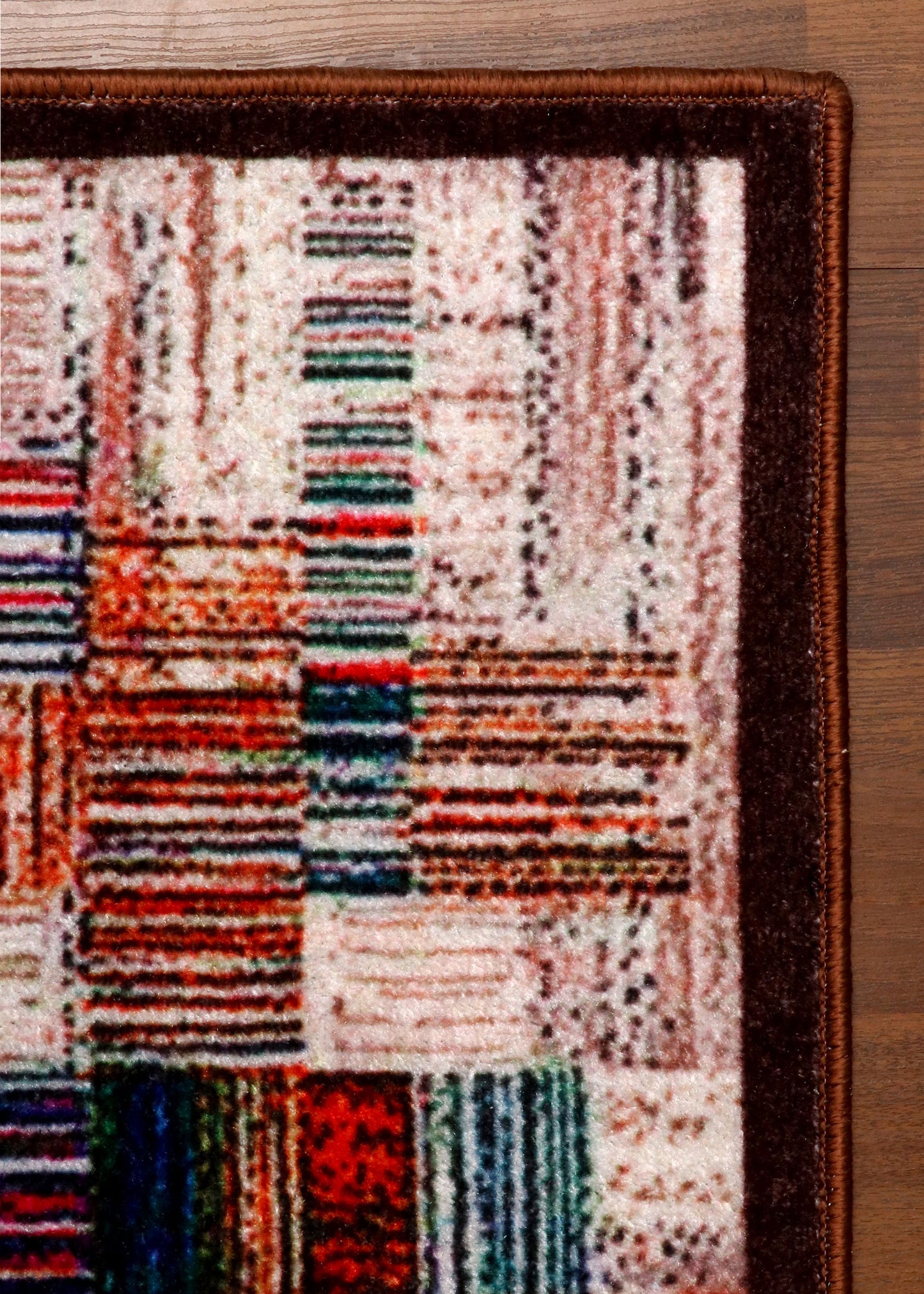 Tuffted Geometric Patchwork Design Rugs