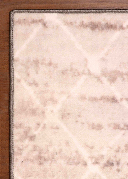 Modern Graphite Trellis Rug