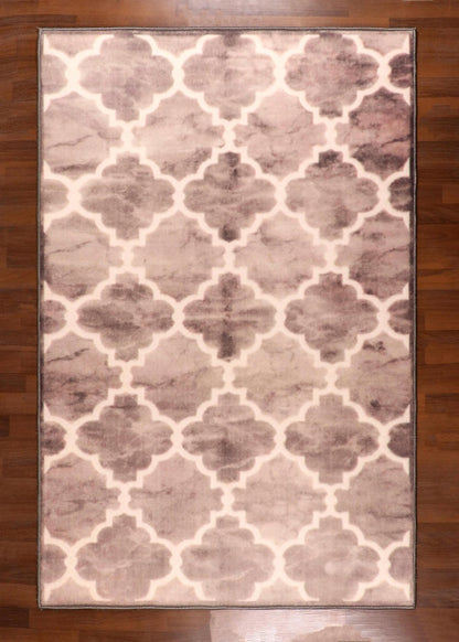 Chic Charcoal Trellis Rug