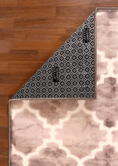 Chic Charcoal Trellis Rug