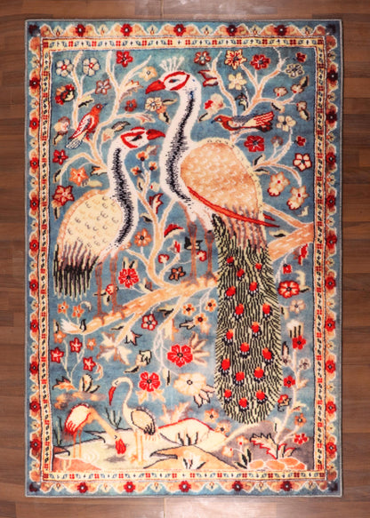 Serenity Crane Garden Rug