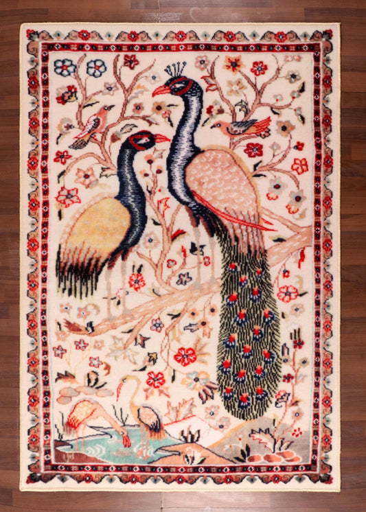 Harmony of Peacocks Rug