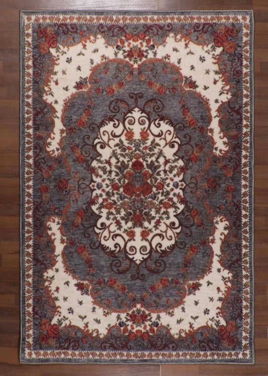 Golden Filigree Grandeur Rug