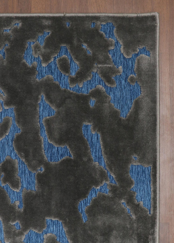 Mystic Blue Waves Rug