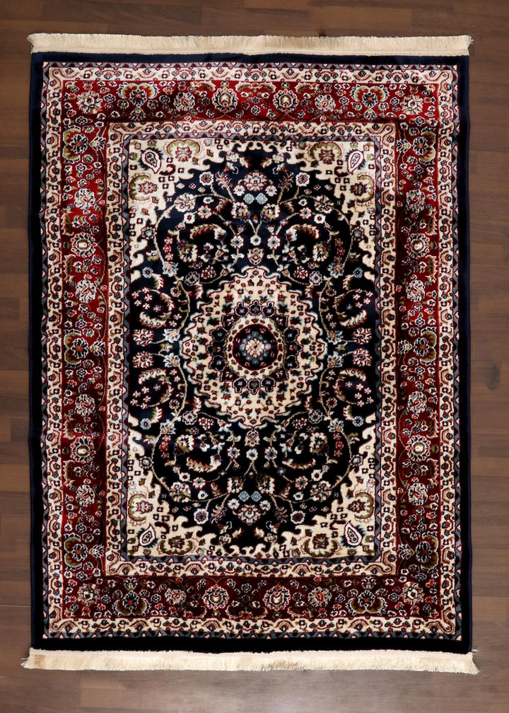 Majestic Midnight Medallion Rug