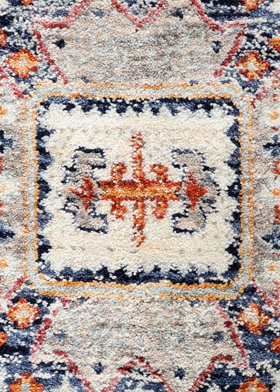 Antique Blue Medallion Rug