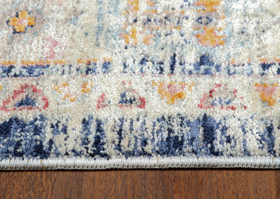 Antique Blue Medallion Rug