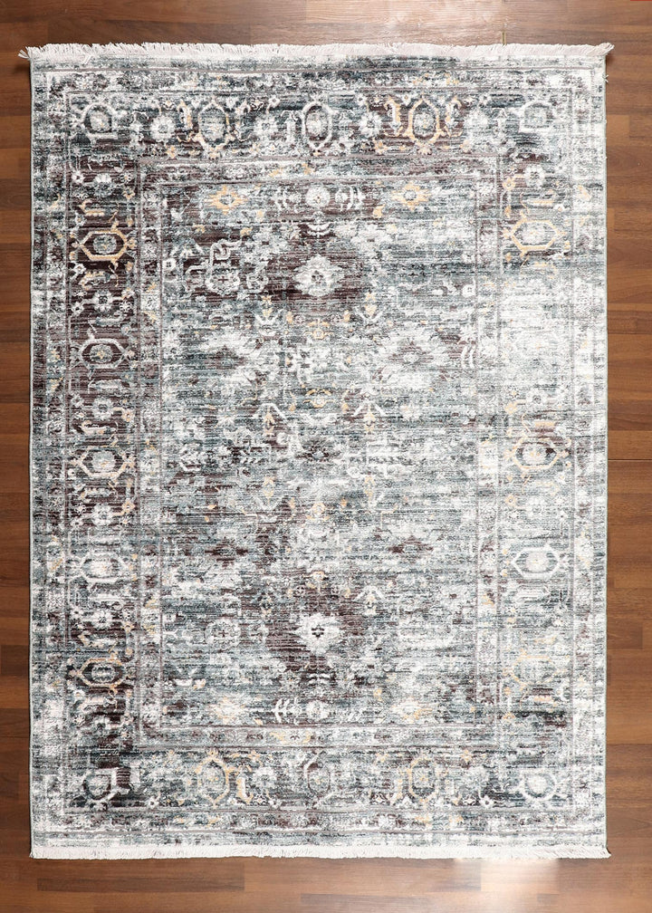 Distressed Persian-Inspired Area Rug