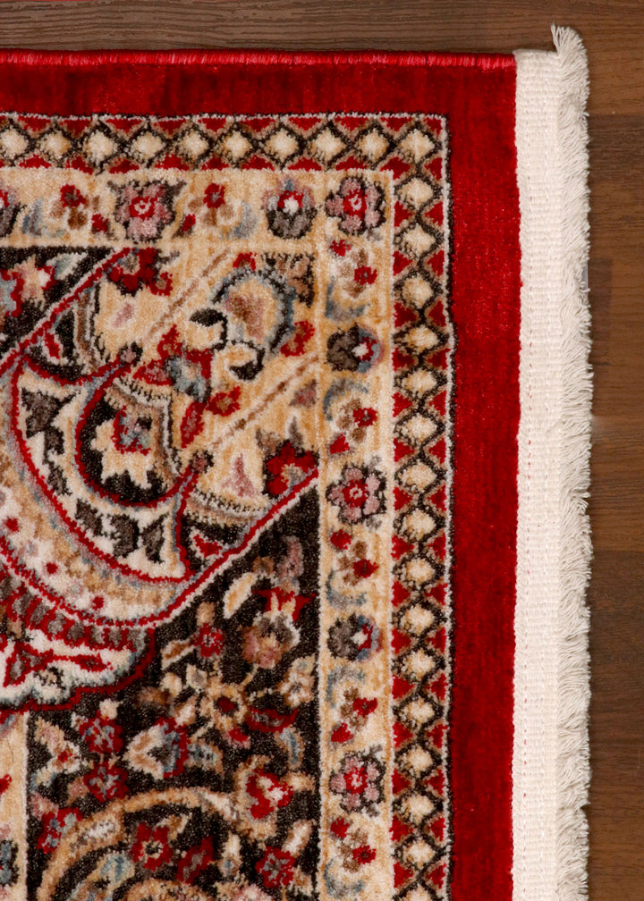 Turkish Imperial Red Medallion Rug