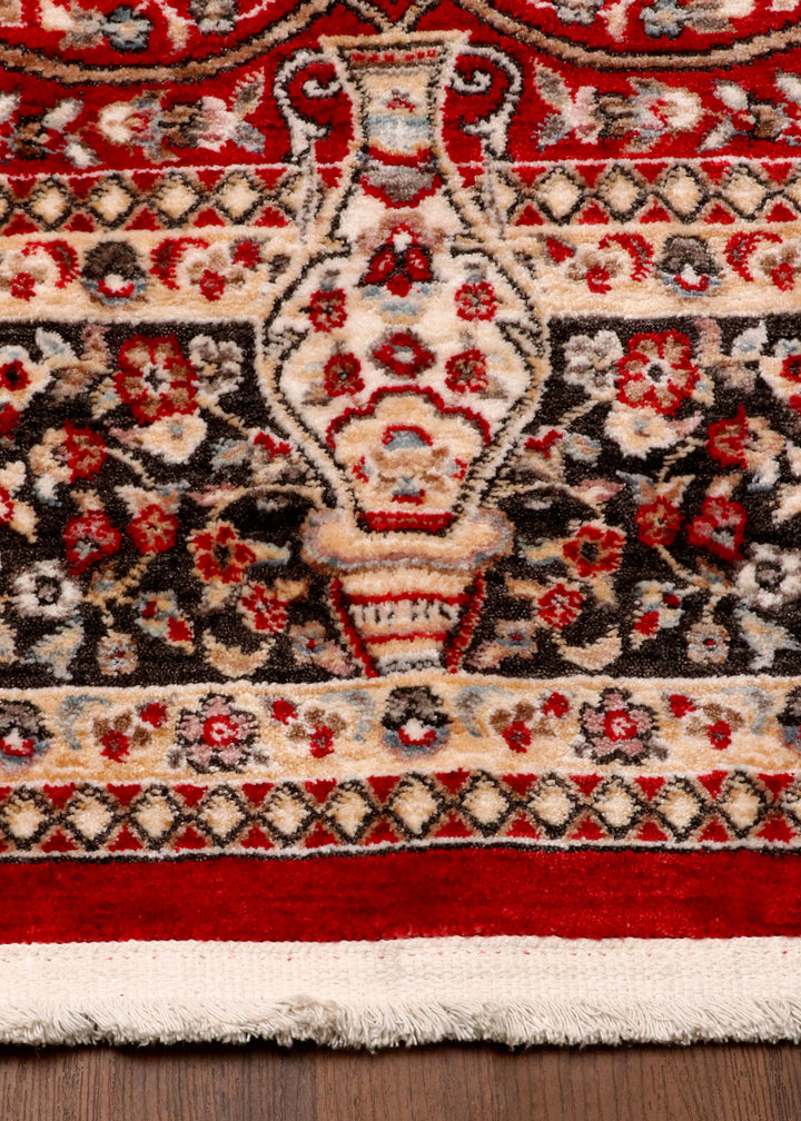 Turkish Imperial Red Medallion Rug