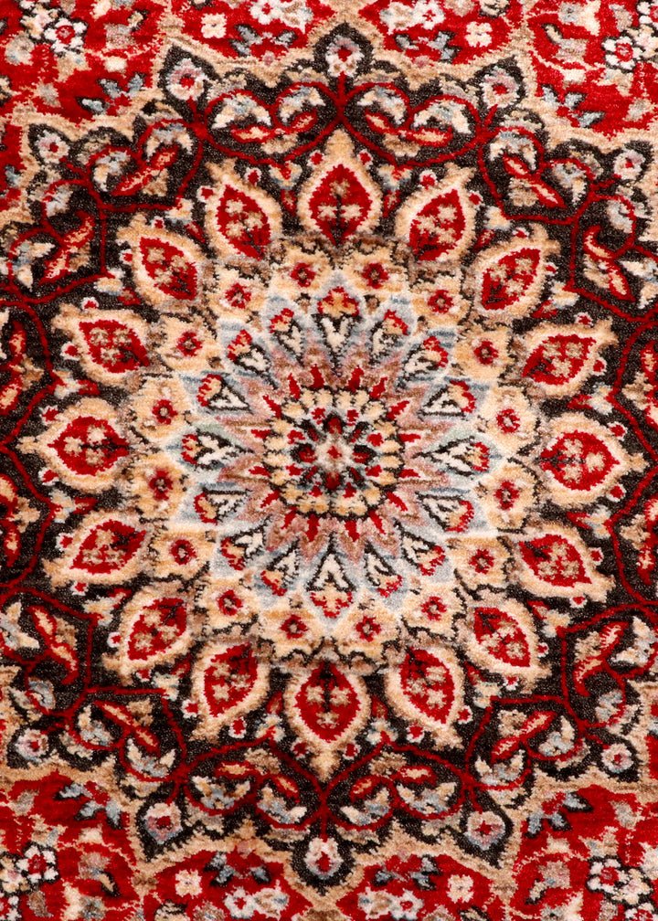 Turkish Imperial Red Medallion Rug