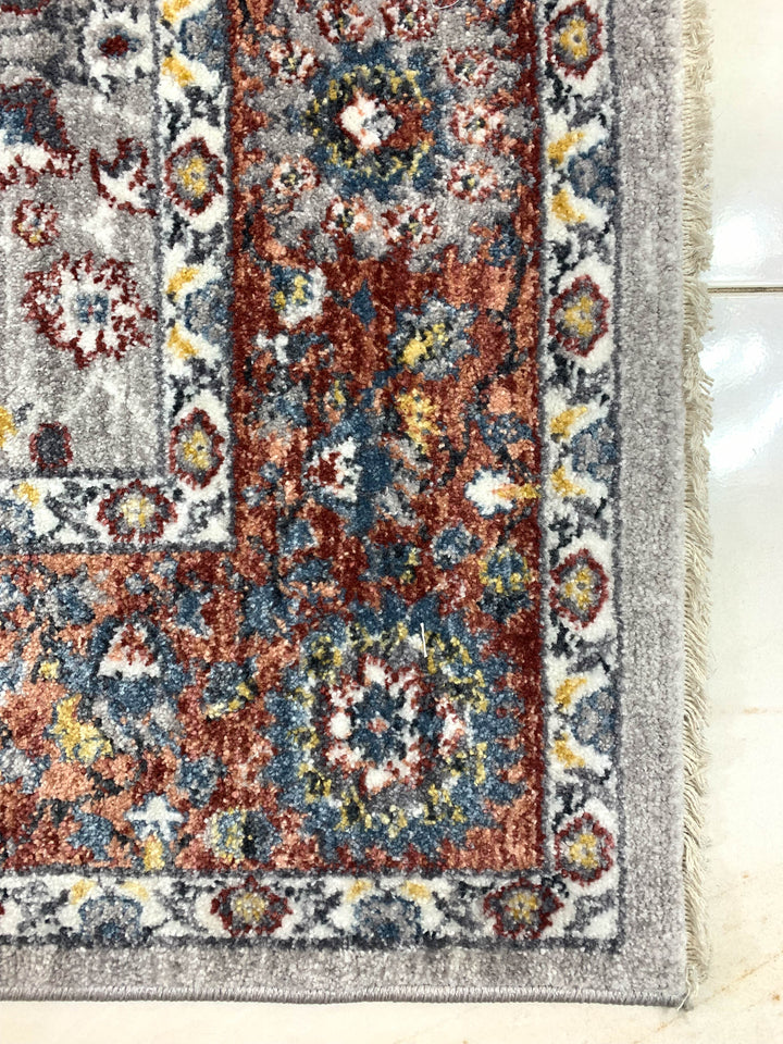 Sophisticated Vintage Floral Medley Turkish Rug