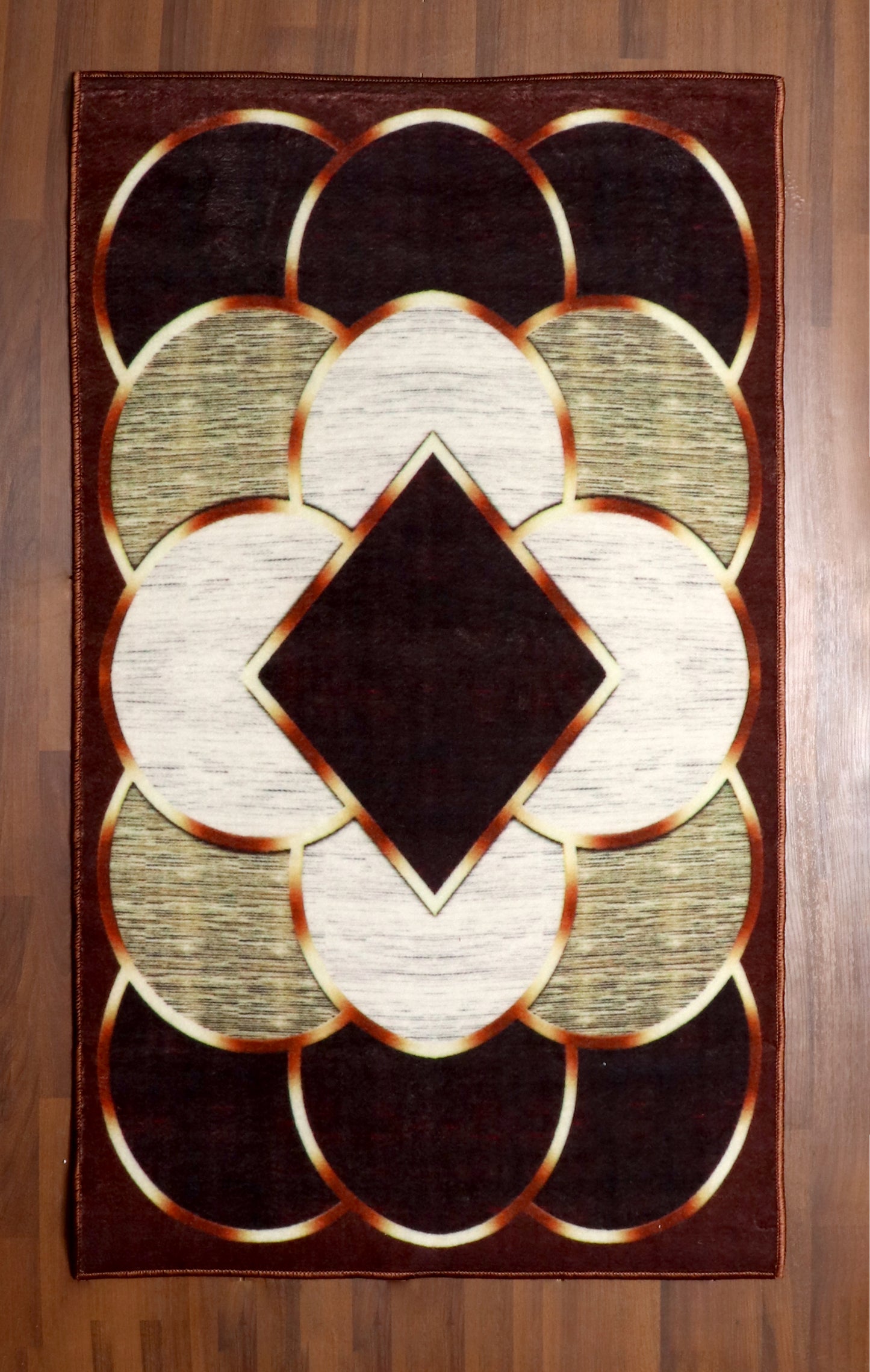 Modern Geometric Diamond Rug