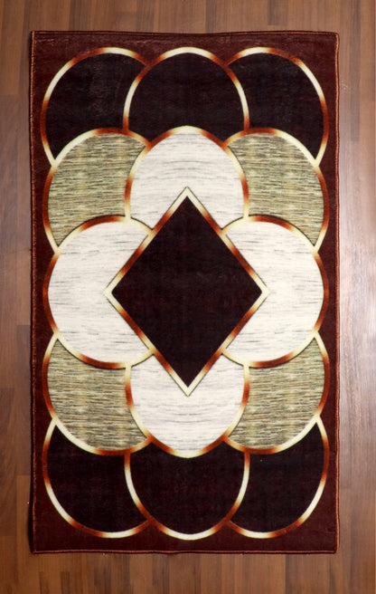 Modern Geometric Diamond Rug